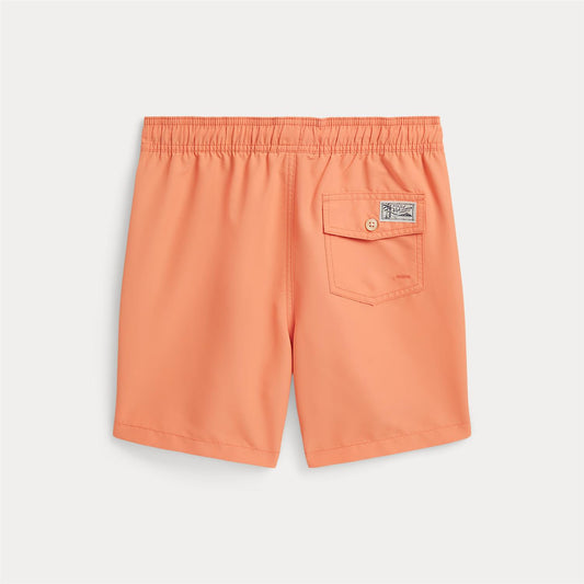 Polo Ralph Lauren – Badeshorts med brodert logo – Oransje – Gutt – 8-20 år