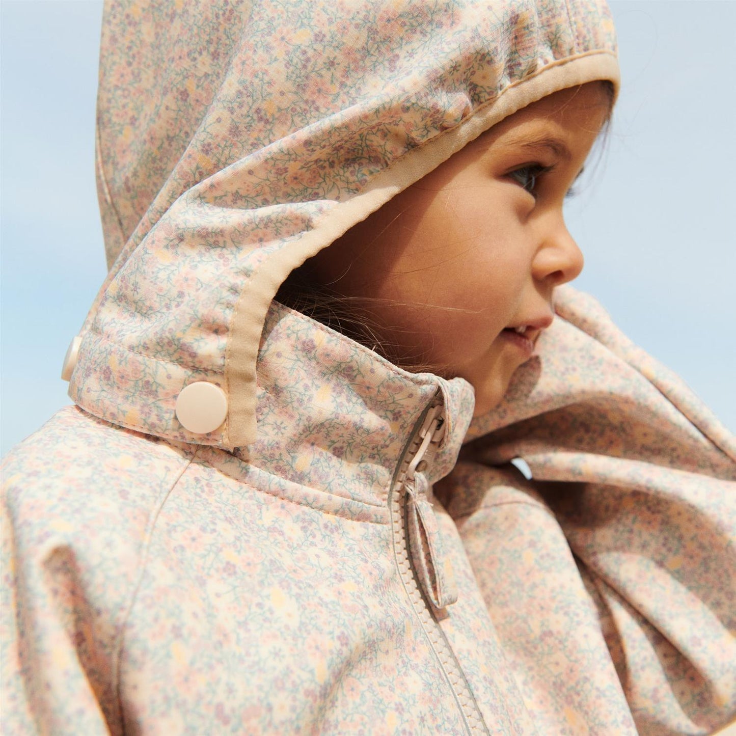 Wheat – Softshelljakke med børstet fleecefôr – Rosa – Jente – 2-10 år