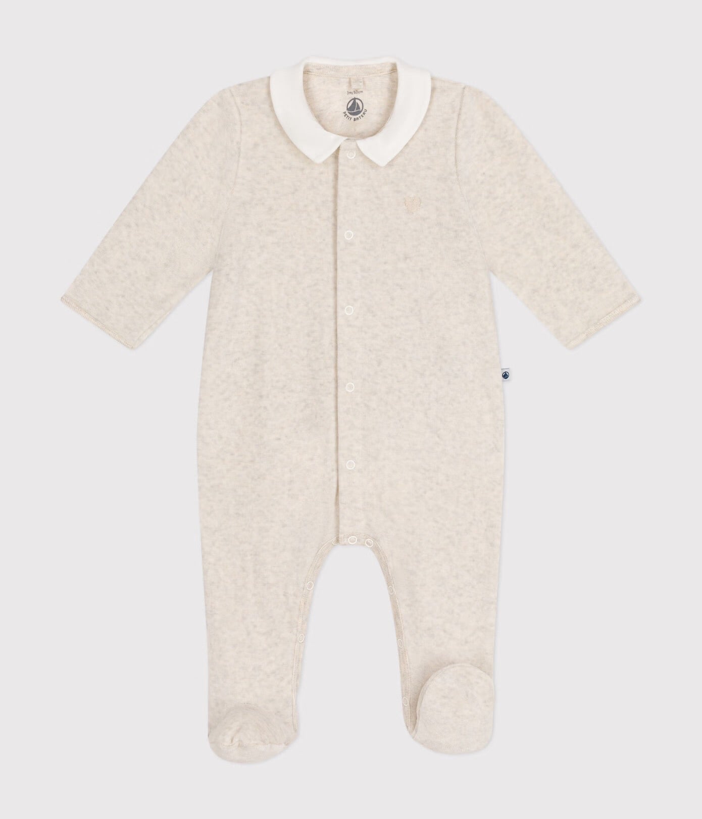 Petit Bateau - Heldrakt - beige - Unisex - 0-6 mnd