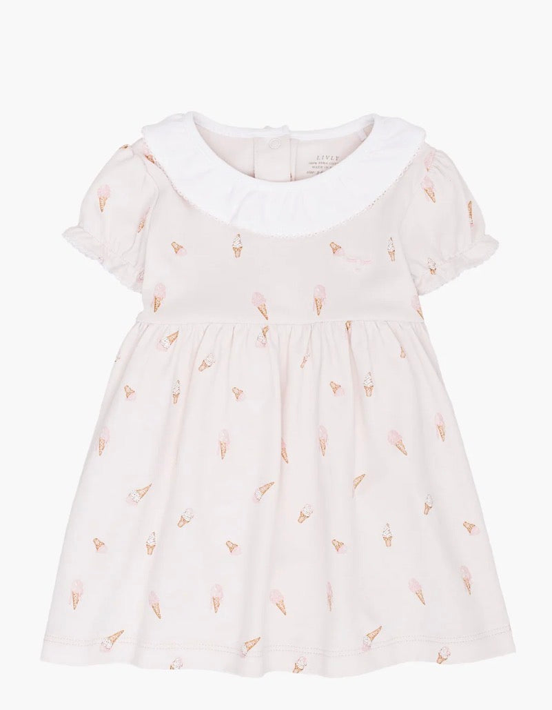 Livly - Ice cream baby  Dress - Rosa - Jente - 1-24 mnd
