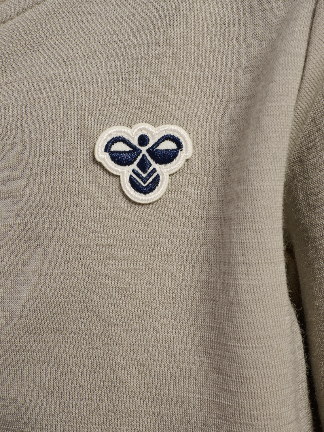 Hummel - Mini Wool Zip Jacket Bee - Beige - Unisex - 1-8 år