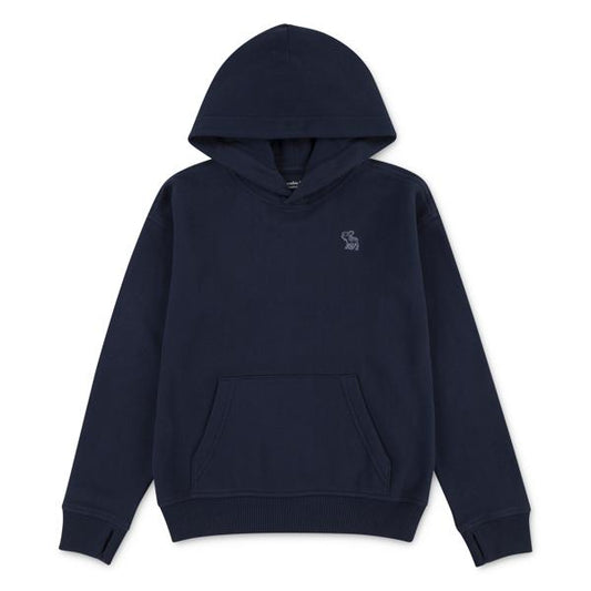 Abercrombie hettegenser blå gutt brodert logo