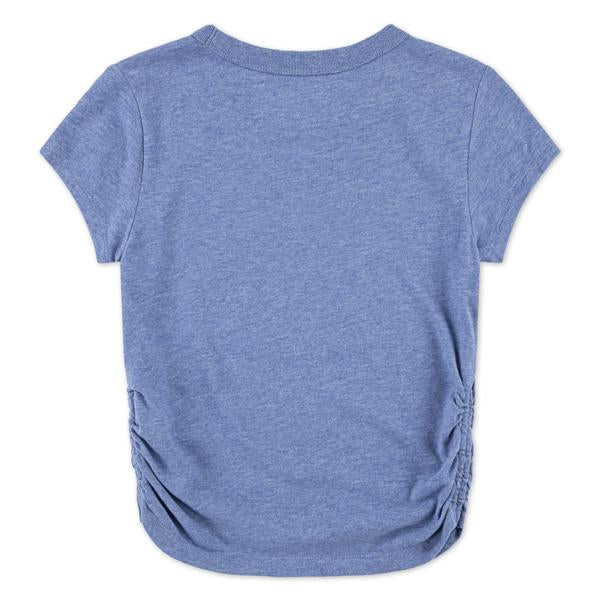 Abercrombie T-skjorte blå jente frontprint