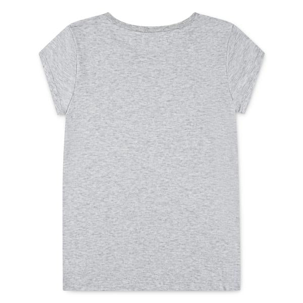 Abercrombie T-skjorte grå jente hjerteprint