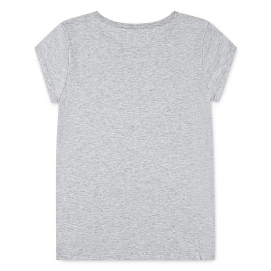 Abercrombie T-skjorte grå jente hjerteprint
