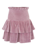 Vilje&Ve - Hermine Velour skirt - Rosa - Jente - 4-12 år