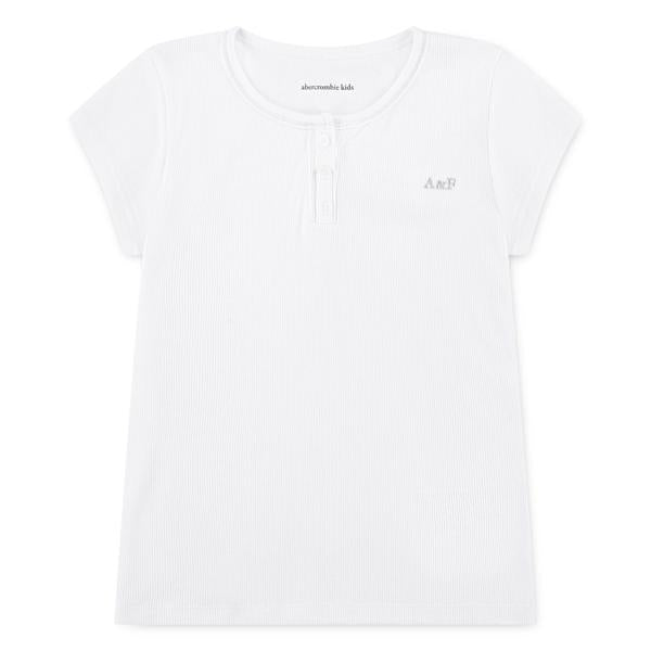 Abercrombie - T-skjorte - Hvit - Jente - 9-16 år