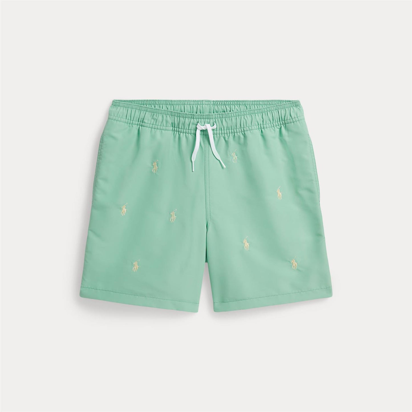Polo Ralph Lauren – Traveler Swim Shorts med brodert hest – Grønn – Gutt – 8-20 år