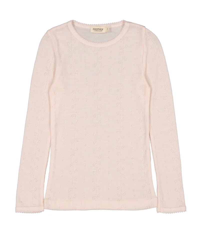 Marmar - Tamra wool pointelle - Genser - Rosa - Jente