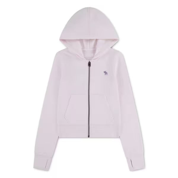 Abercrombie - Zip Hoody - Rosa - Jente - 5-16 år