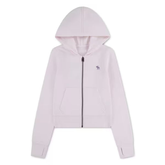 Abercrombie - Zip Hoody - Rosa - Jente - 5-16 år