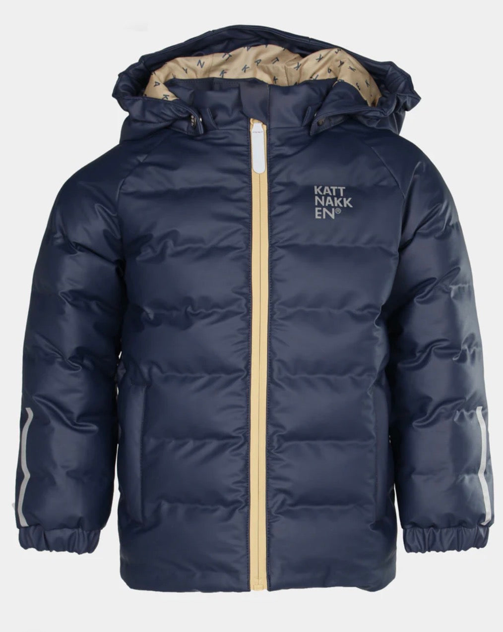 Kattnakken - Regnboblejakke Dis - Blå - Gutt - 7-8 år