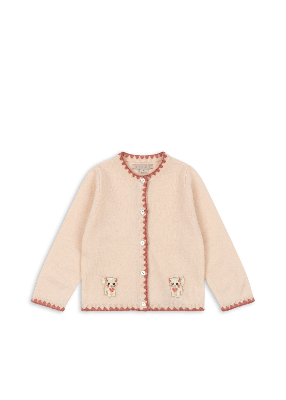 Konges Sløyd - Colette Cardigan - Rosa - Jente - 1-8 år
