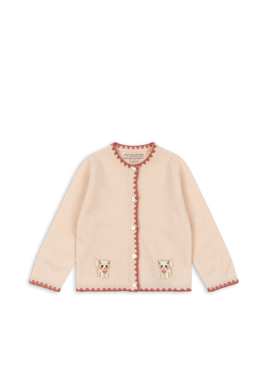 Konges Sløyd - Colette Cardigan - Rosa - Jente - 1-8 år