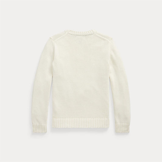 Ralph Lauren  - Rund hals  - Offwhite - 10-18 år