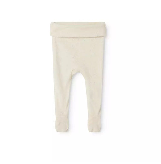 MarMar – Pixa Wool Pointelle bukse – Offwhite – Jente – 0-1 år