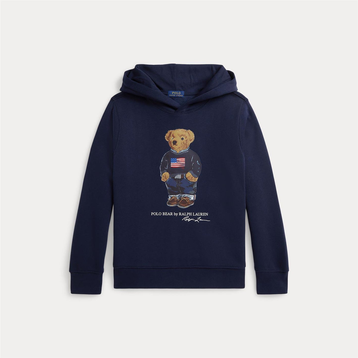 Polo Ralph Lauren - Bamse Hoodie - Blå - Gutt - 8-20 år
