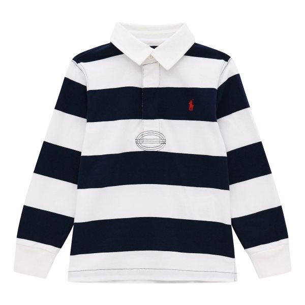 Polo Ralph Lauren - Stripet Rugby - Blå - Gutt - 8-14/16