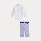 Polo Ralph Lauren – 2-delt sett med skjorte og bukse – Gutt – 0-2 år