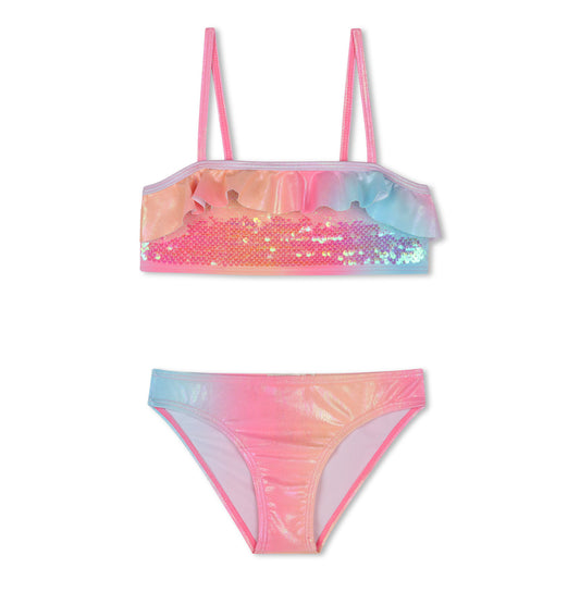 Billieblush bikini i rosa med paljetter for jente 4–10 år