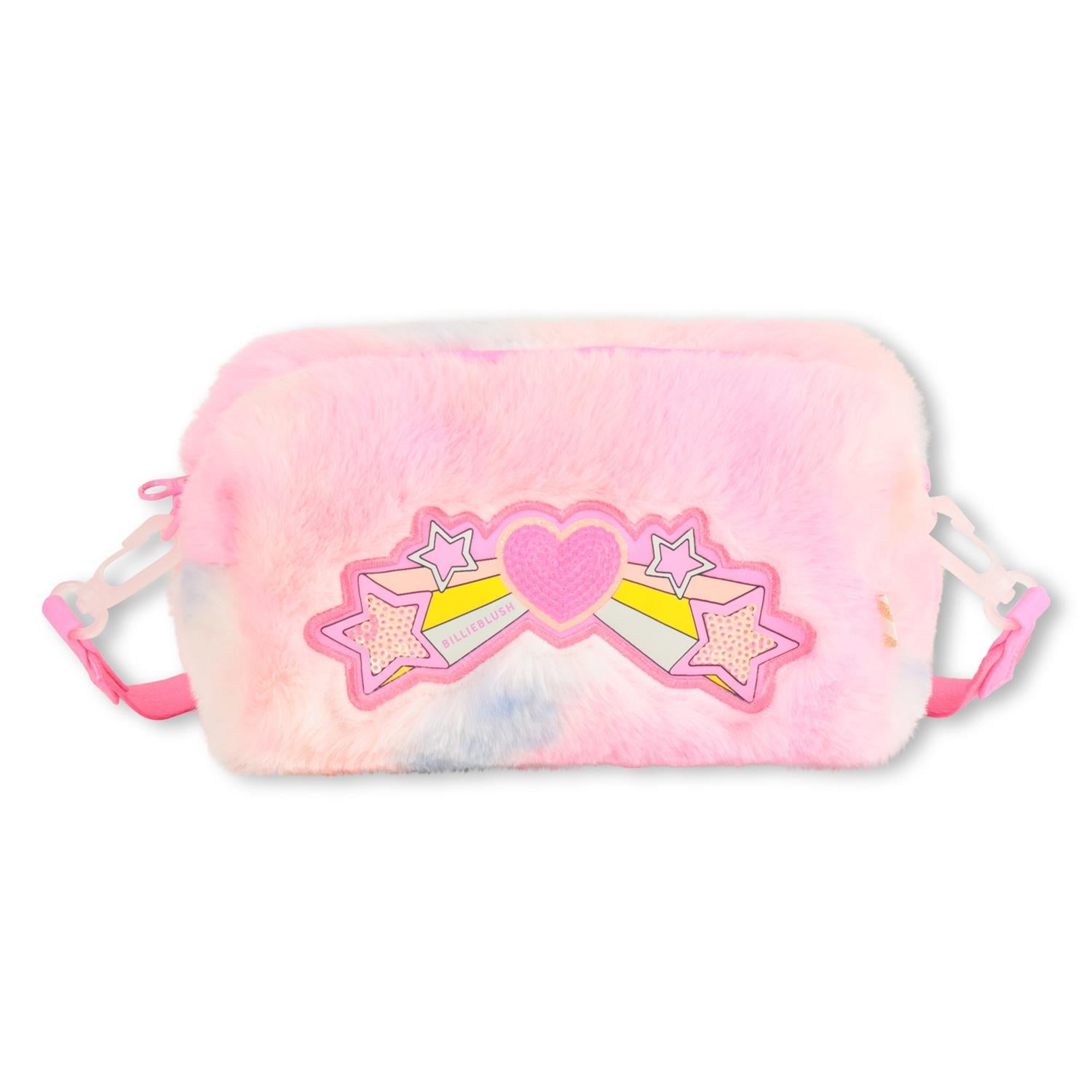 Billieblush rosa pelsveske med søte detaljer