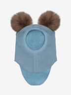 Huttelihut - Balaclava - Ull - Alpacca  dusker - Blå - Gutt - 1-4 år