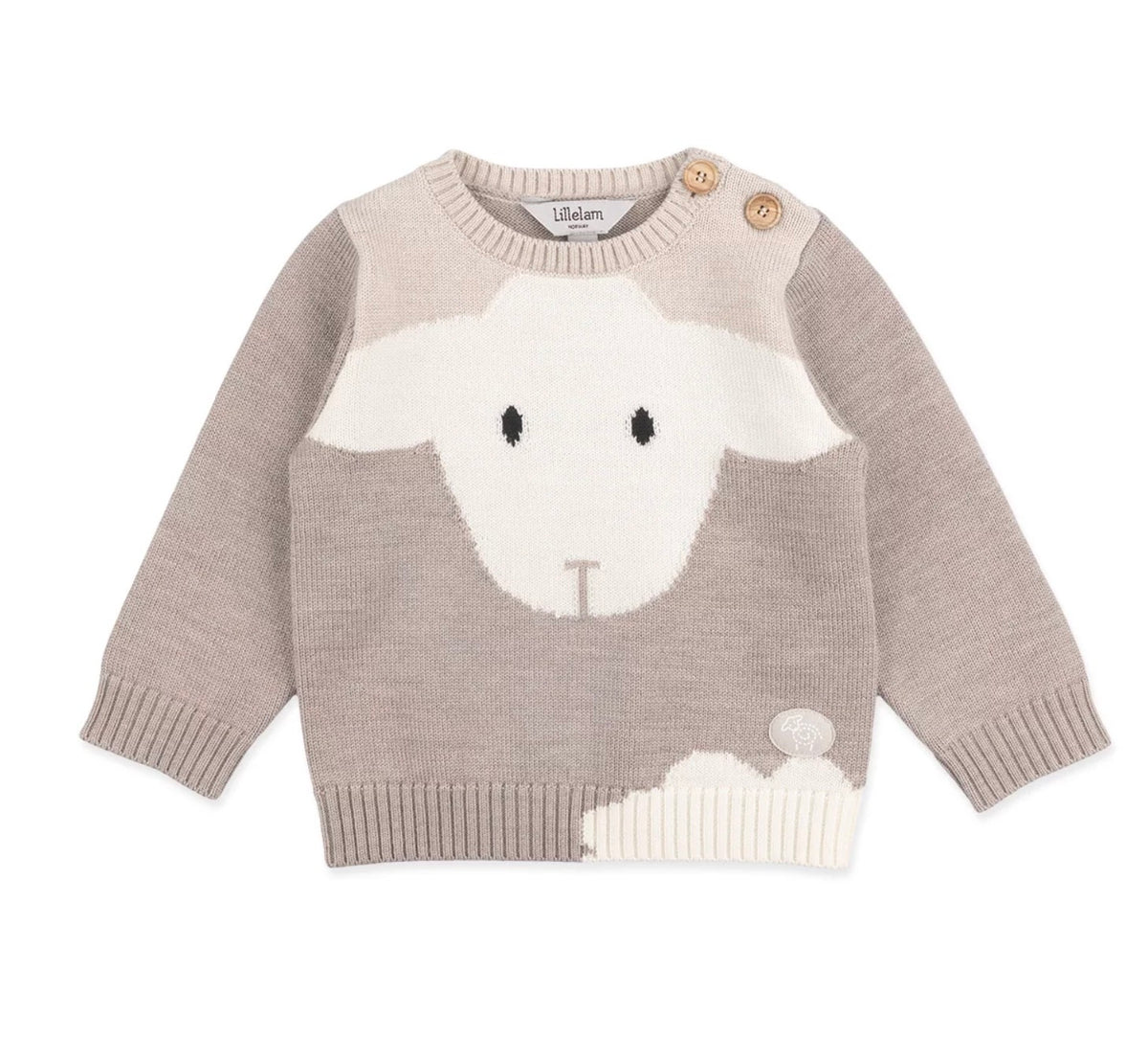 Lillelam – Lammi genser – Beige – Unisex – 1-6 år