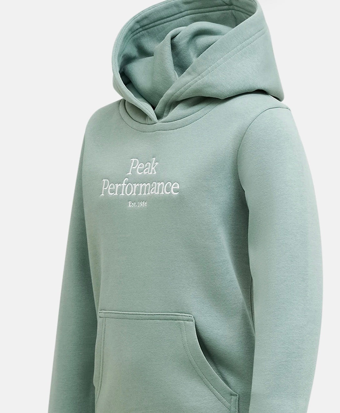 Peak Performance – Hettegenser med grønn farge – Unisex – 15 år