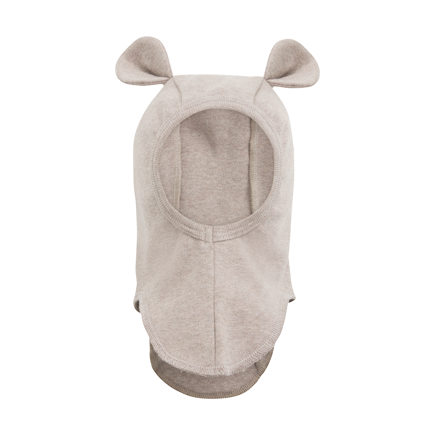 Huttelihut – Balaclava med bamseører – Camel Melange – Unisex – 0-2 år
