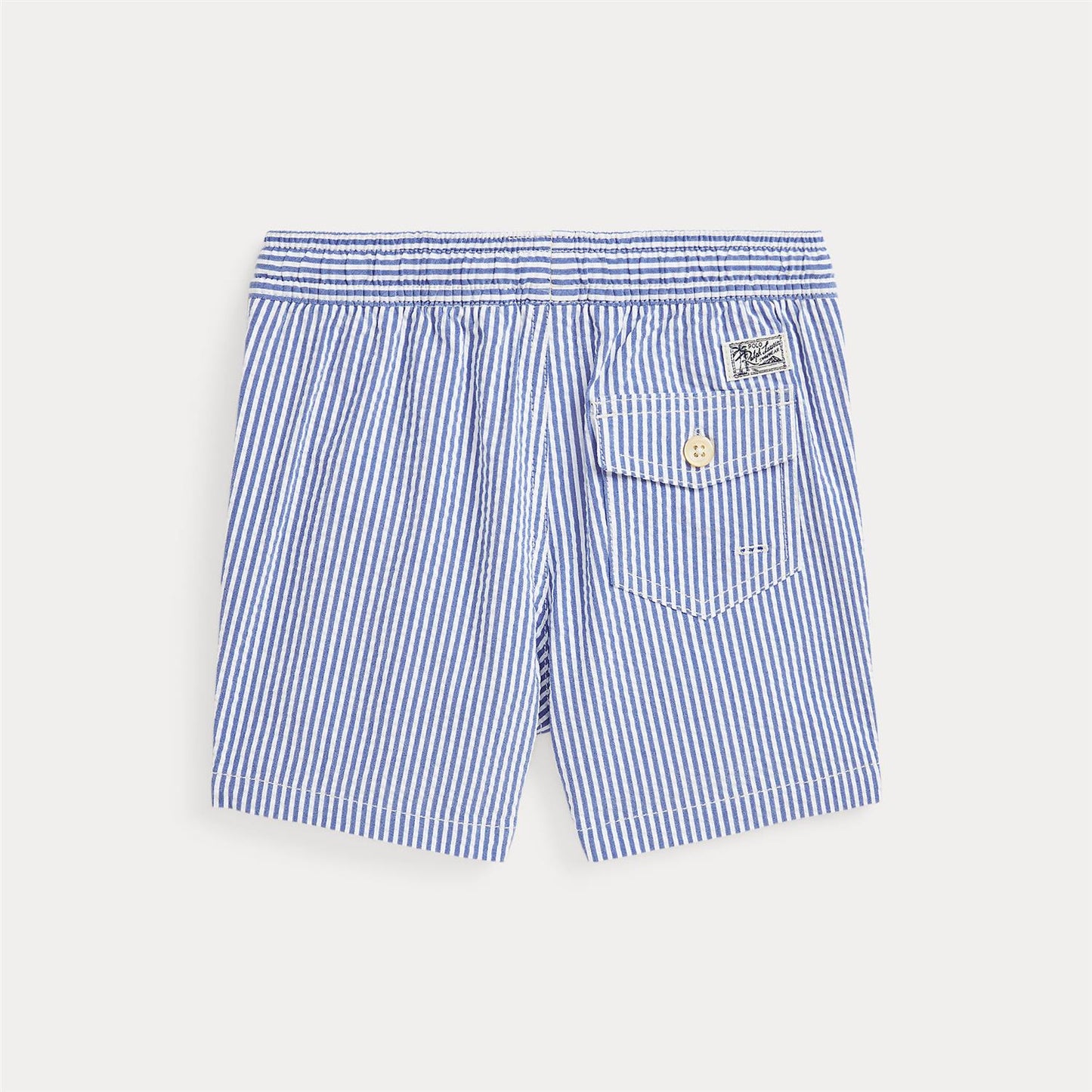 Polo Ralph Lauren – Badeshorts med blå og hvite striper – Blå – Gutt – 8-20 år