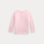 Polo Ralph Lauren – Genser med knepping bak – Rosa – Jente – 1-2 år