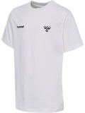 Hummel – T-skjorte med logo og ryggprint – Hvit – Gutt – 4-12 år