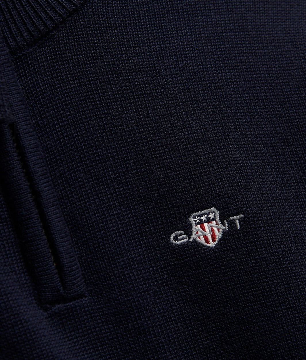 Gant - Flette - Halfzip - Offwhite - Gutt - 9-16 år