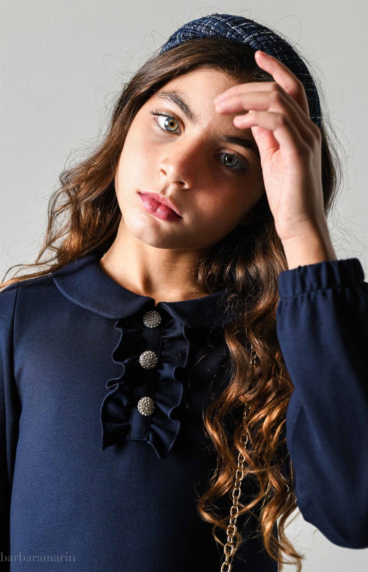 Prinsessefin - Mabel Dress - Blå - Jente - 2-12 år