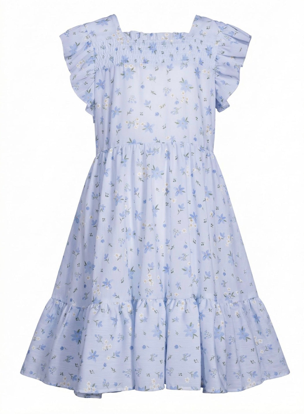 Vilje & Ve - Linda dress - Blå - Jente - Str 4-12 år