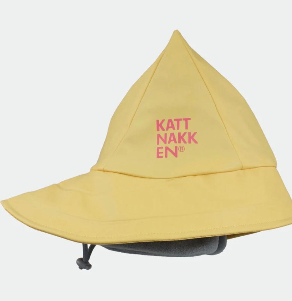Kattnakken - Sydvest -  Unisex - 1-6 år - Gul