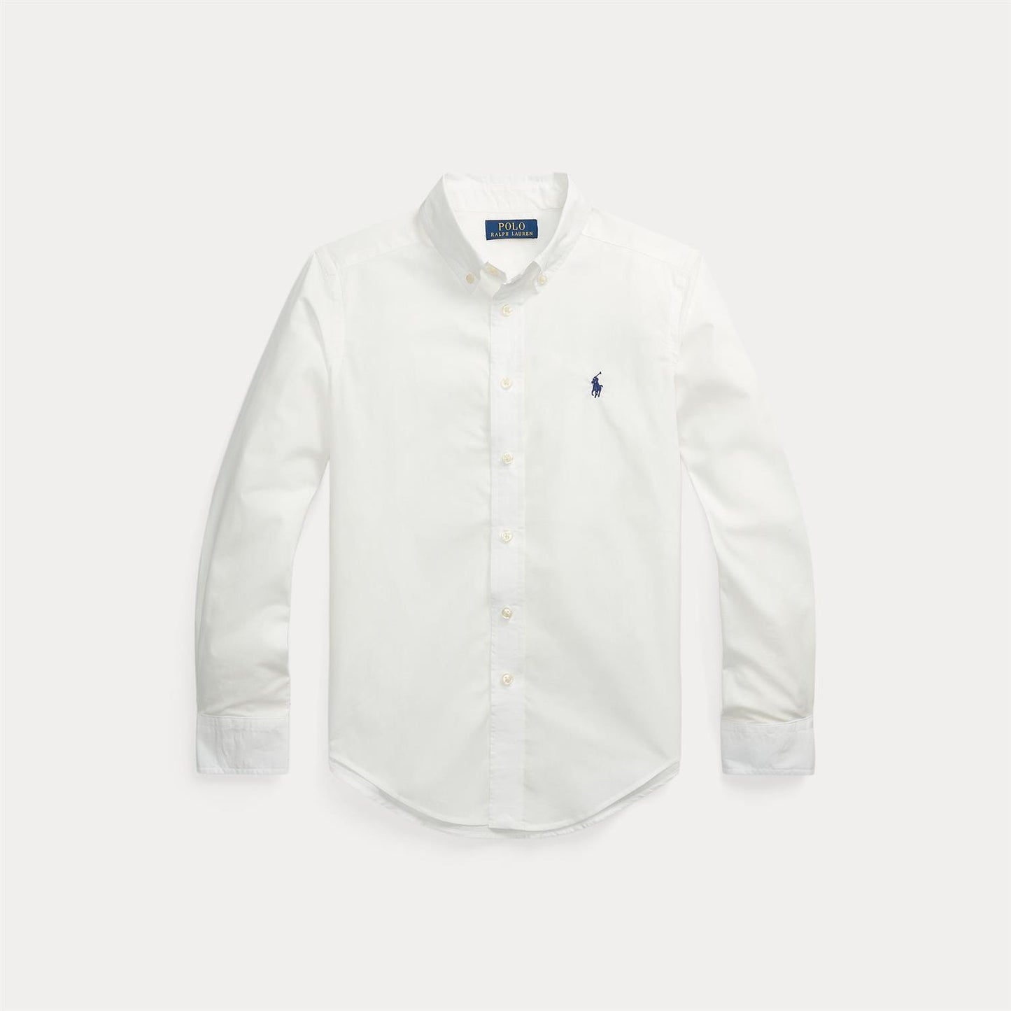 Polo Ralph Lauren - Hvit - Poplin Shirt - Gutt - 2-7 år