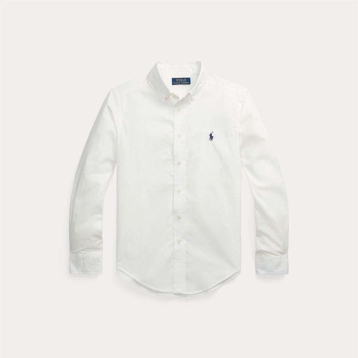 Polo Ralph Lauren – Poplinskjorte – Hvit – Gutt – 8-20 år