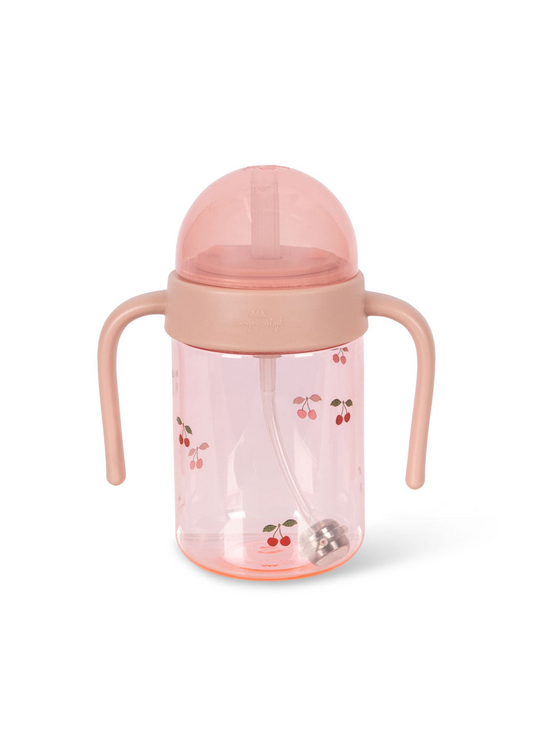 Konges Sløjd – Drikkeflaske med håndtak – Rosa – Jente – 1 år