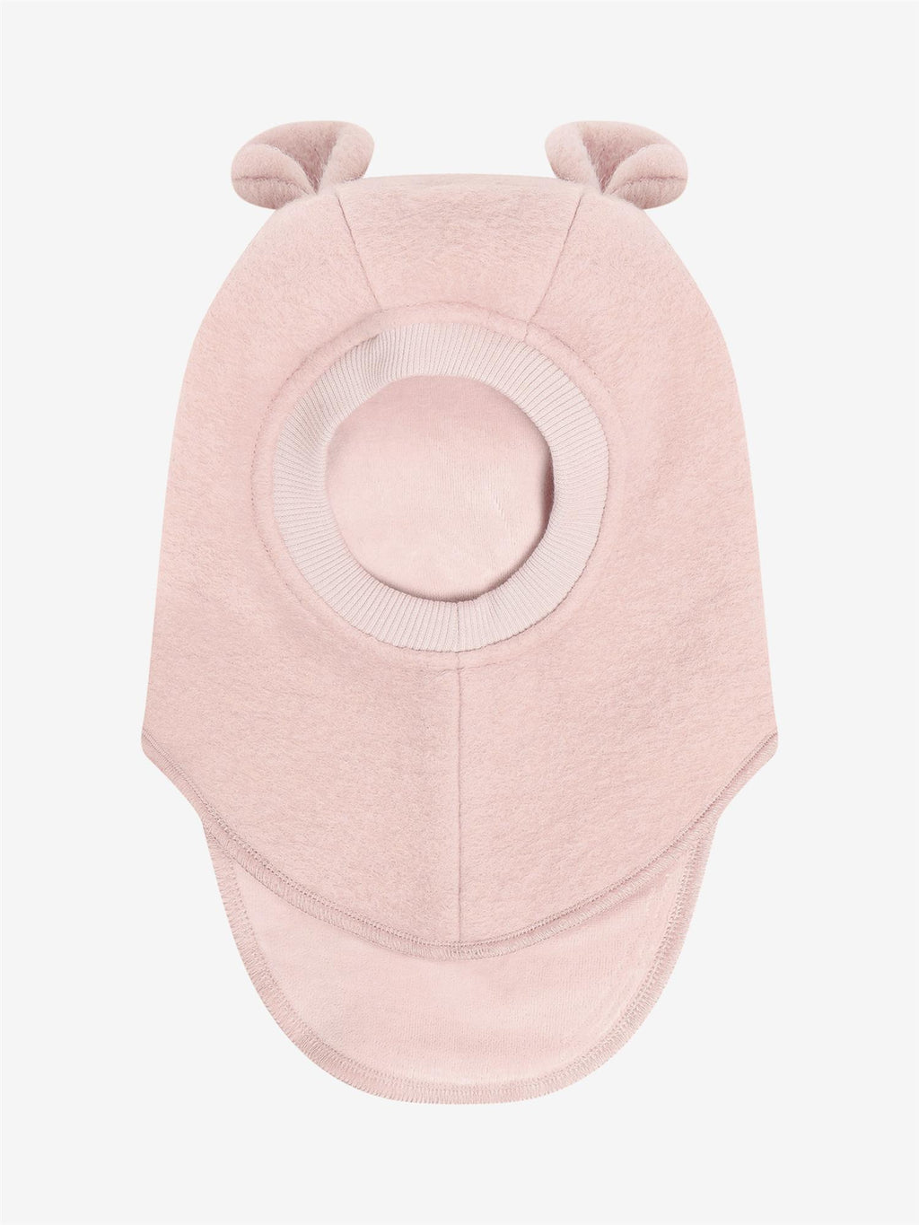 Huttelihut - Balaclava - Ull - Bjørne ører - Rosa - Jente - 1-4 år