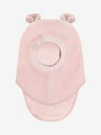 Huttelihut - Balaclava - Ull - Bjørne ører - Rosa - Jente - 1-4 år