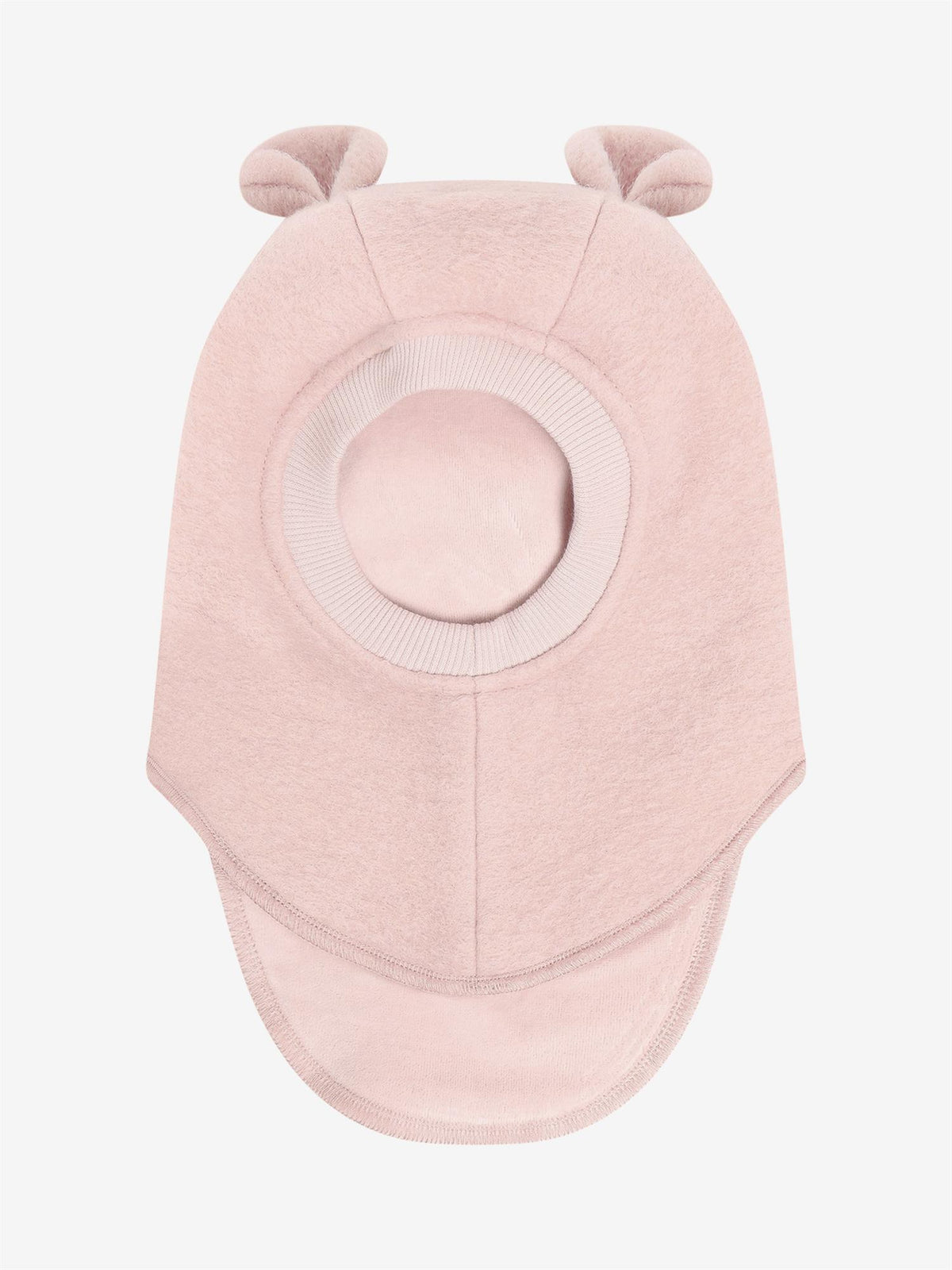 Huttelihut - Balaclava - Ull - Bjørne ører - Rosa - Jente - 1-4 år
