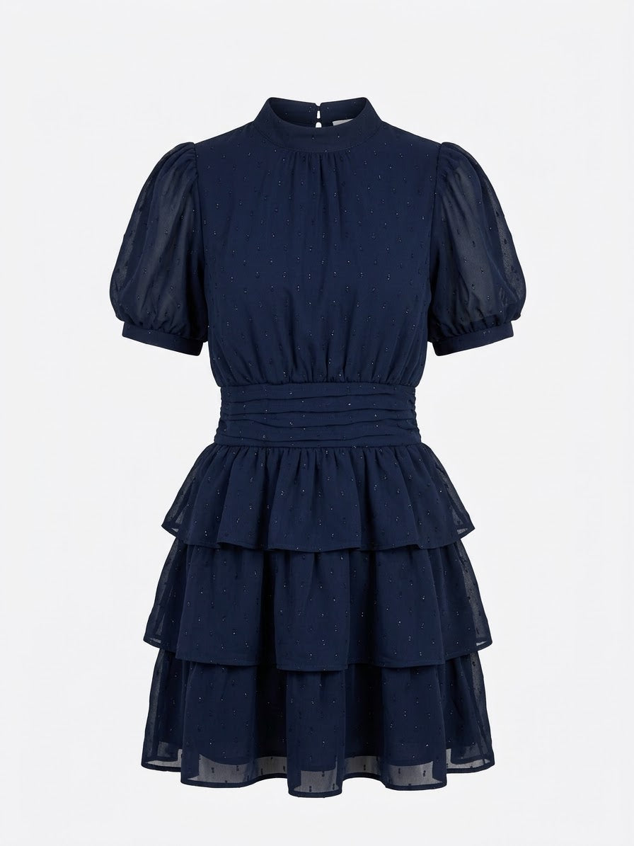 Vilje&Ve - Tuva dress  - Blå - str. 7-14 år