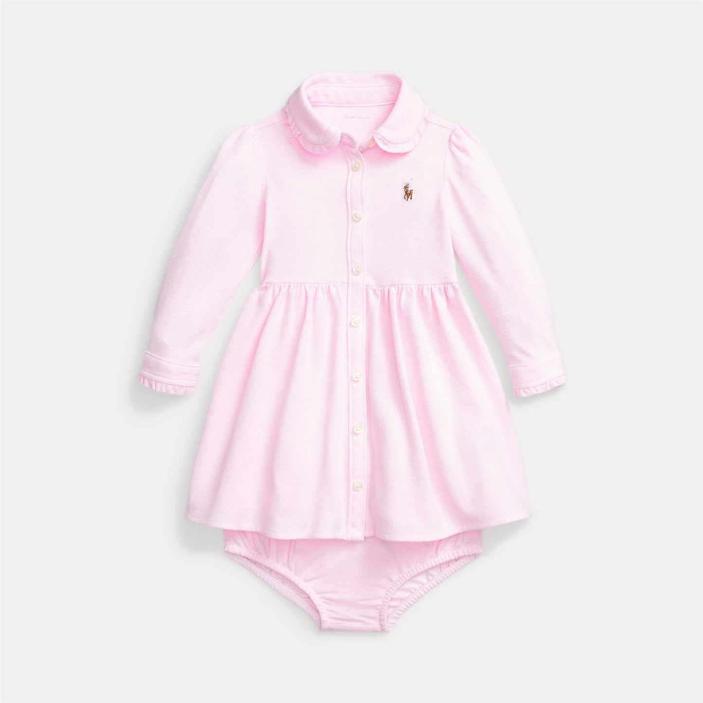 Polo Ralph Lauren - Kjole - Rosa  - Jente - 3-18 mnd