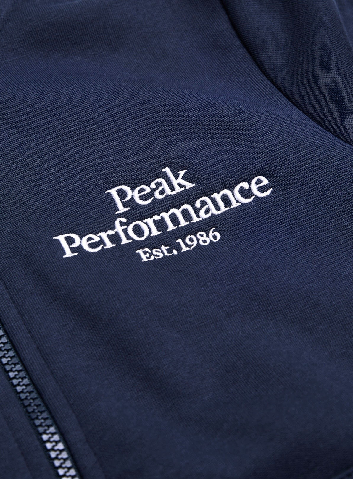 Peak Performance – Hettejakke med hette – Mørkeblå – Unisex – 10-15 år