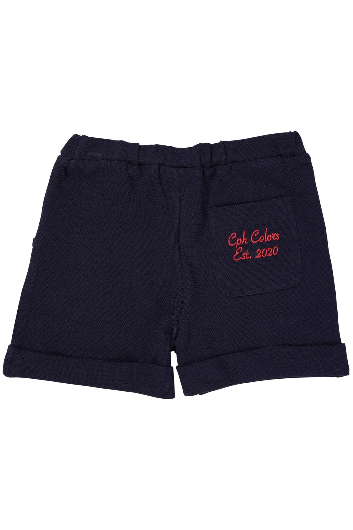 Marineblå piquetshorts fra Copenhagen Colors – Gutt 1–7 år.