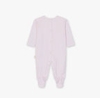 Baby Gi - Velour heldrakt - Lysrosa - Jente - 1-6 mnd