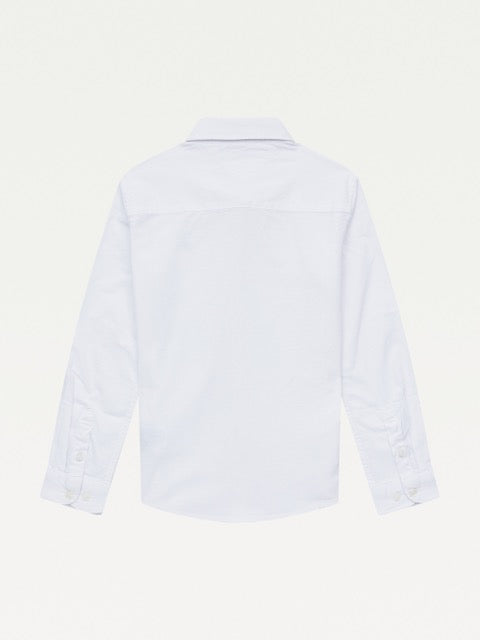 Tommy Hilfiger - Skjorte - Hvit - Gutt - 8-16 år
