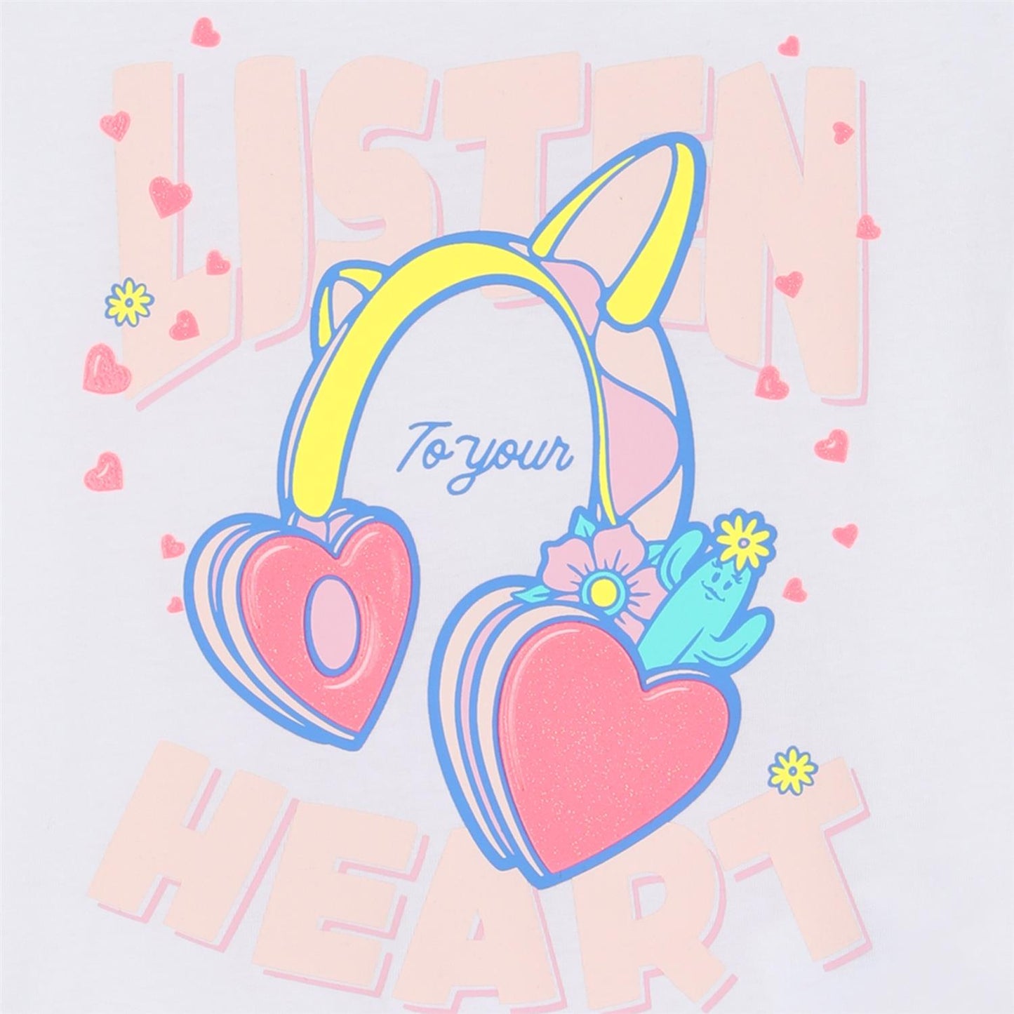 Billieblush - T-skjorte - Hvit - Jente - 4-12 år