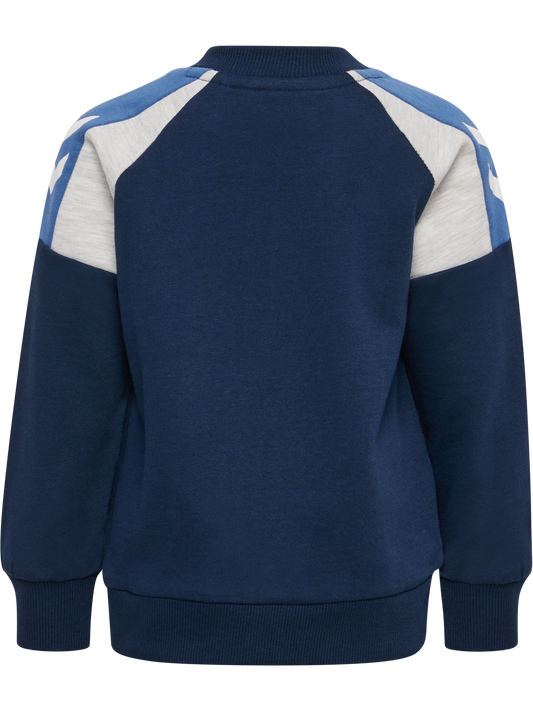 Hummel -  - Reg Block Sweatshirt - Blå - Gutt -  74-110 cm
